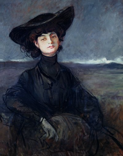Anna de Noailles (1876-1933) von Jean Louis Forain